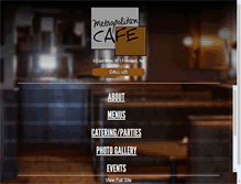 Tablet Screenshot of metrocafenj.com
